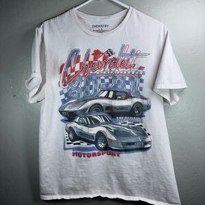 Chevy Corvette Graphic Tee Motorsport Racing Shirt